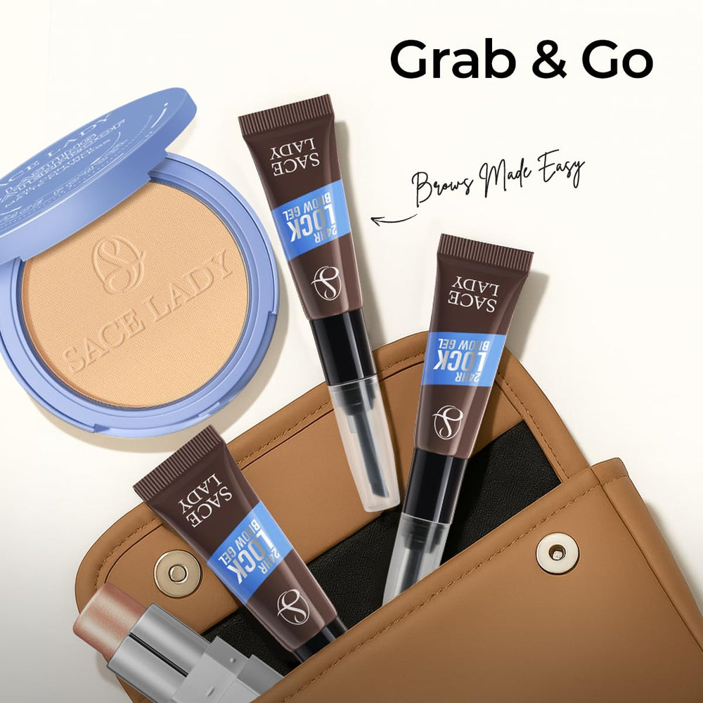 SACE LADY application on model using brush showing quick shaping and long-lasting hold