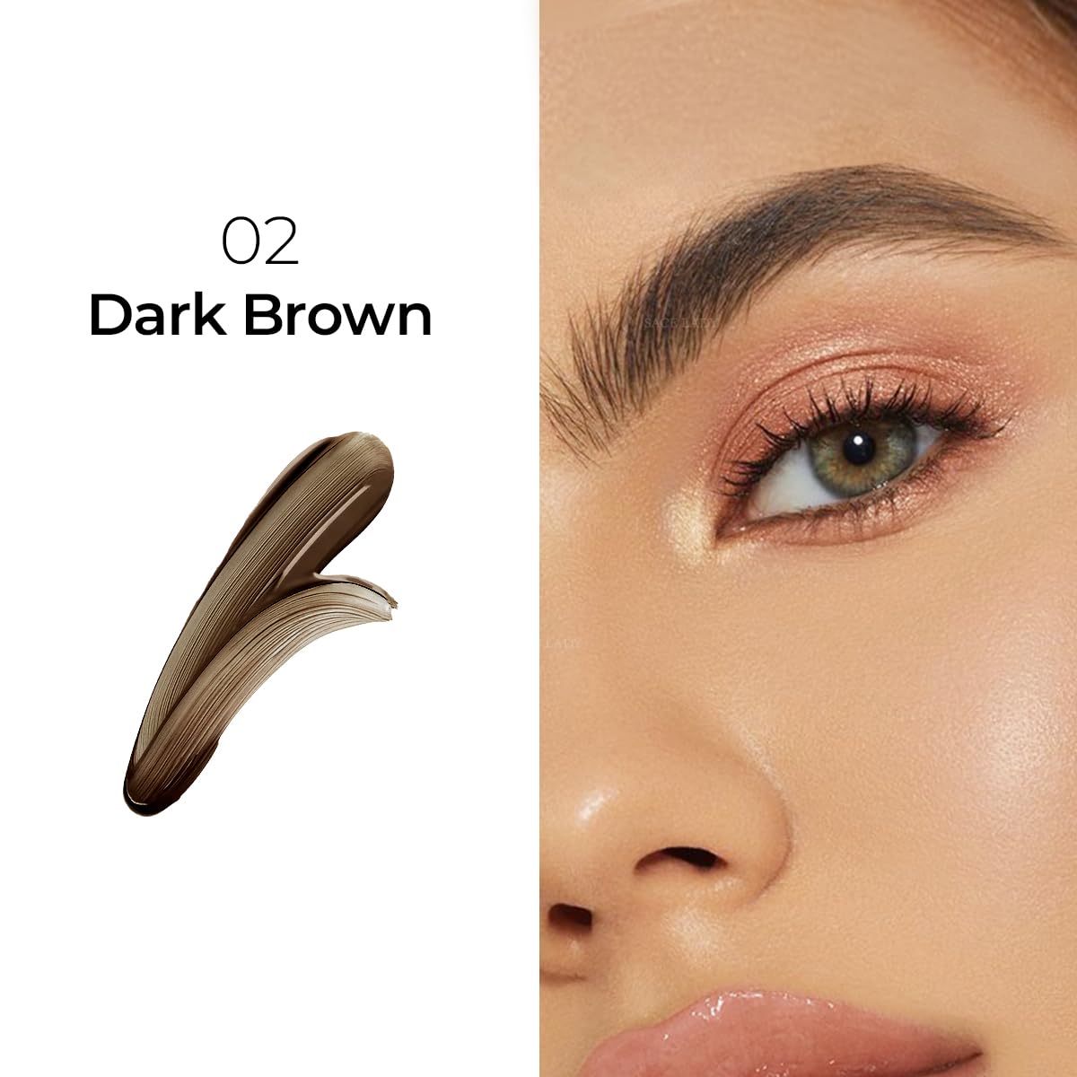 SACE LADY lifestyle model applying product showing quick, everyday grooming