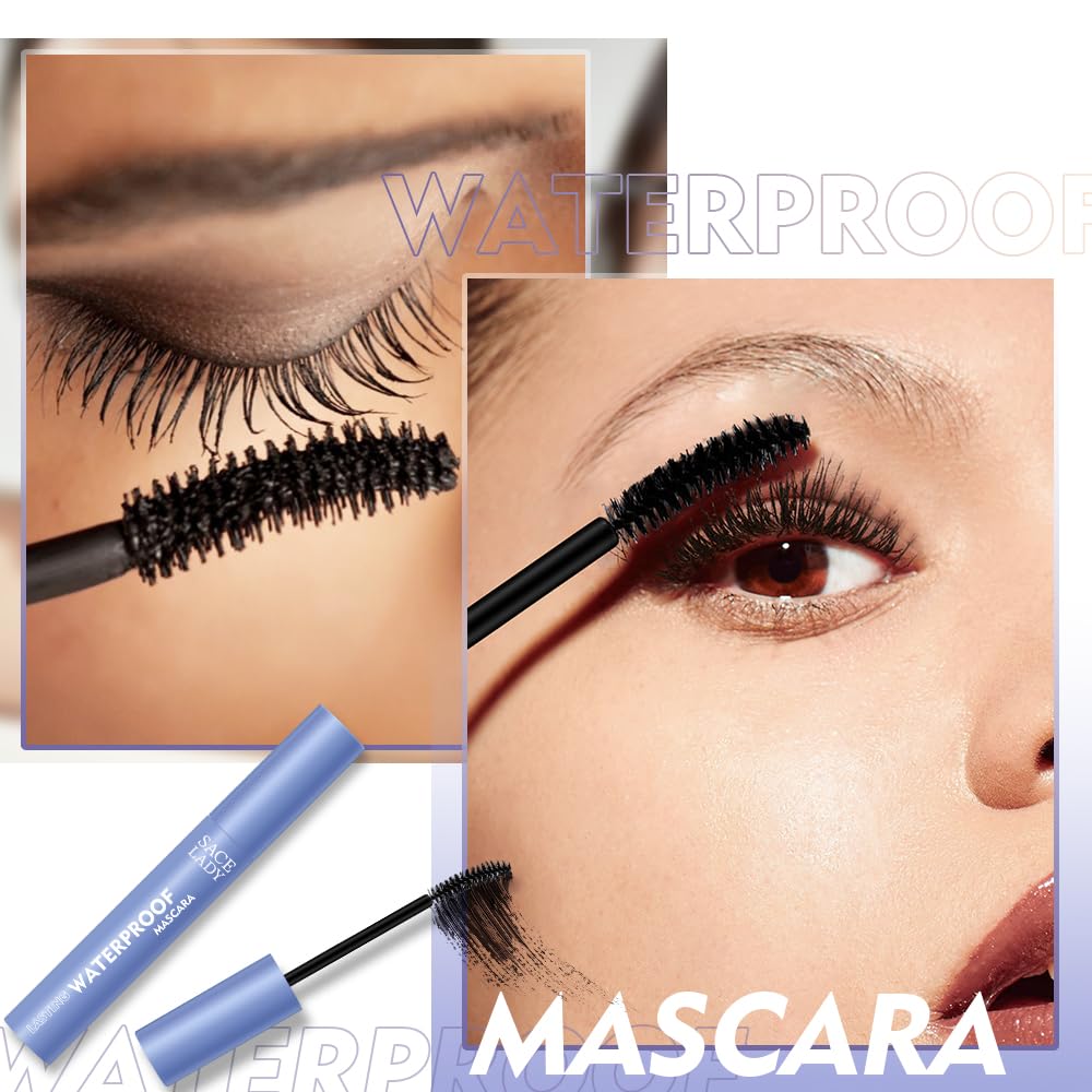 SACE LADY before and after lashes showing visible length