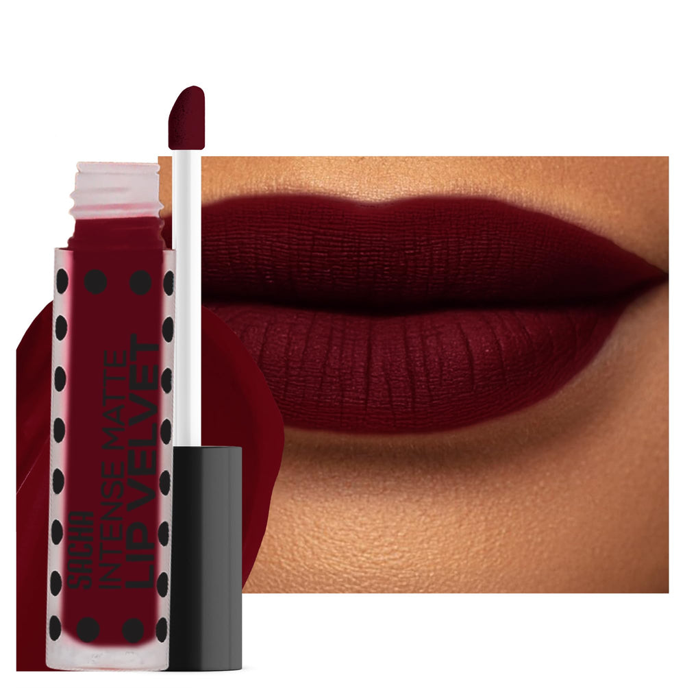 Sacha Cosmetics front tube showing shade and branding for easy identification