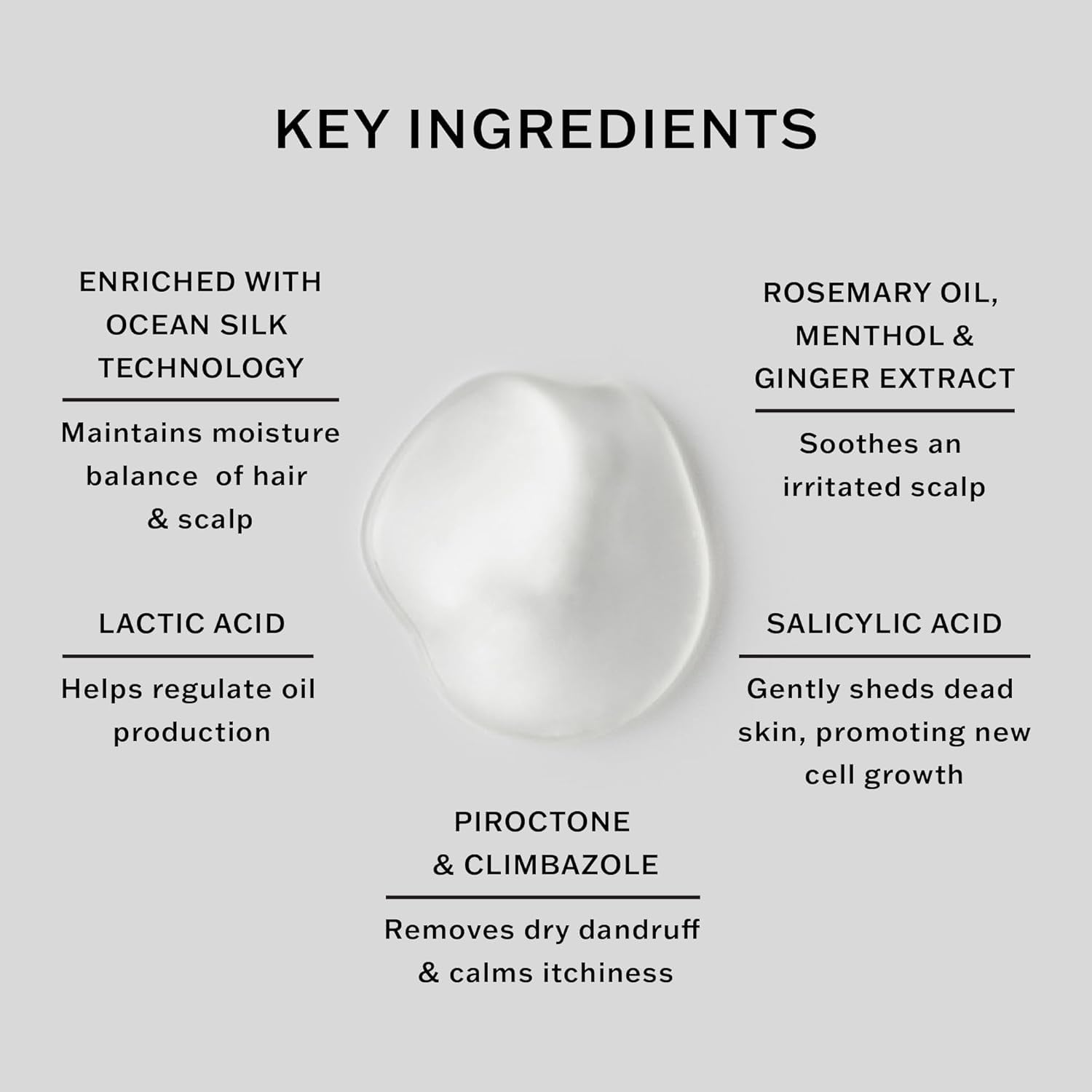 SACHAJUAN rosemary menthol ginger ingredients illustrating soothing botanical support