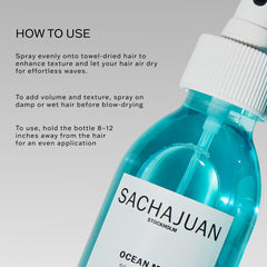 SACHAJUAN close-up nozzle detail showing fine mist for even application