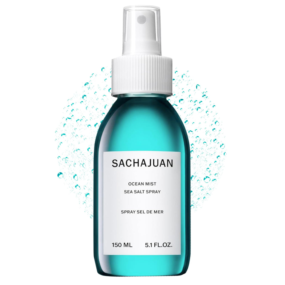SACHAJUAN bottle front packaging showing product and matte finish benefits