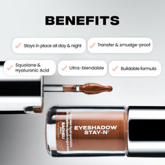 Sacheu texture swipe of Candy Dipp’d showing creamy blendability and pigment