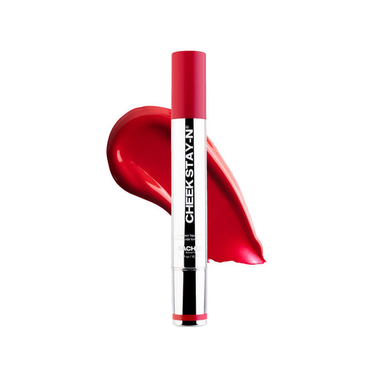 Sacheu Cheek STAY-N front tube showing shade and compact packaging benefit portable