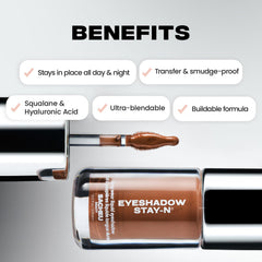 Sacheu shimmer swatch texture on skin highlighting luminous payoff