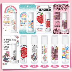 Sacubee label detail with teacher-week design adding festive presentation