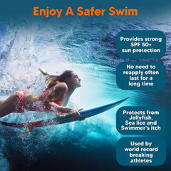 SAFE SEA tube in hand showing compact travel size and easy carry