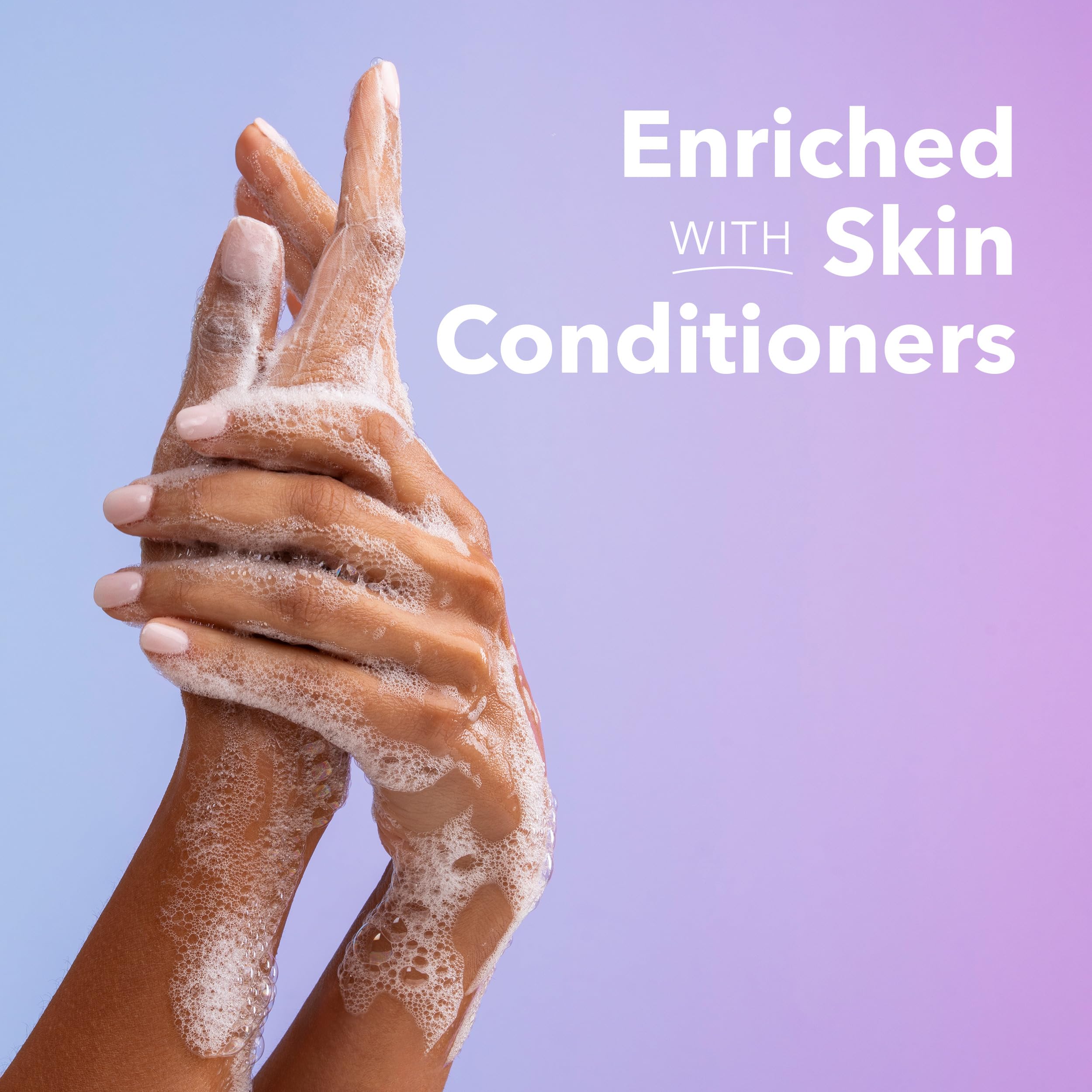 Safeguard bar in hand during wash highlighting easy use and grip