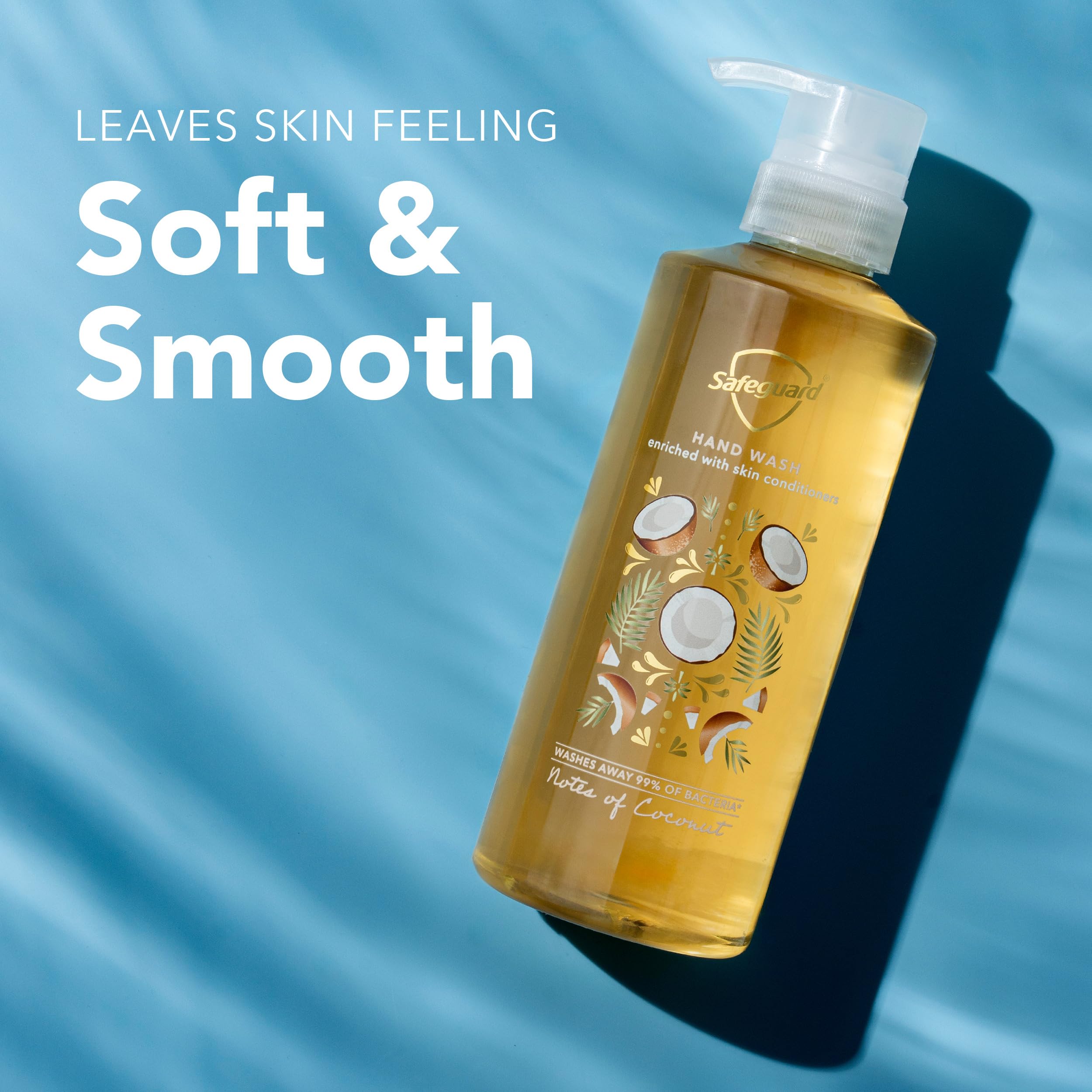 Safeguard ingredient panel close-up highlighting natural moisturizing factor benefit
