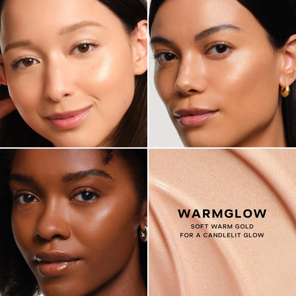 Saie Glowy Super Gel doe-foot applicator close-up for precise highlighting
