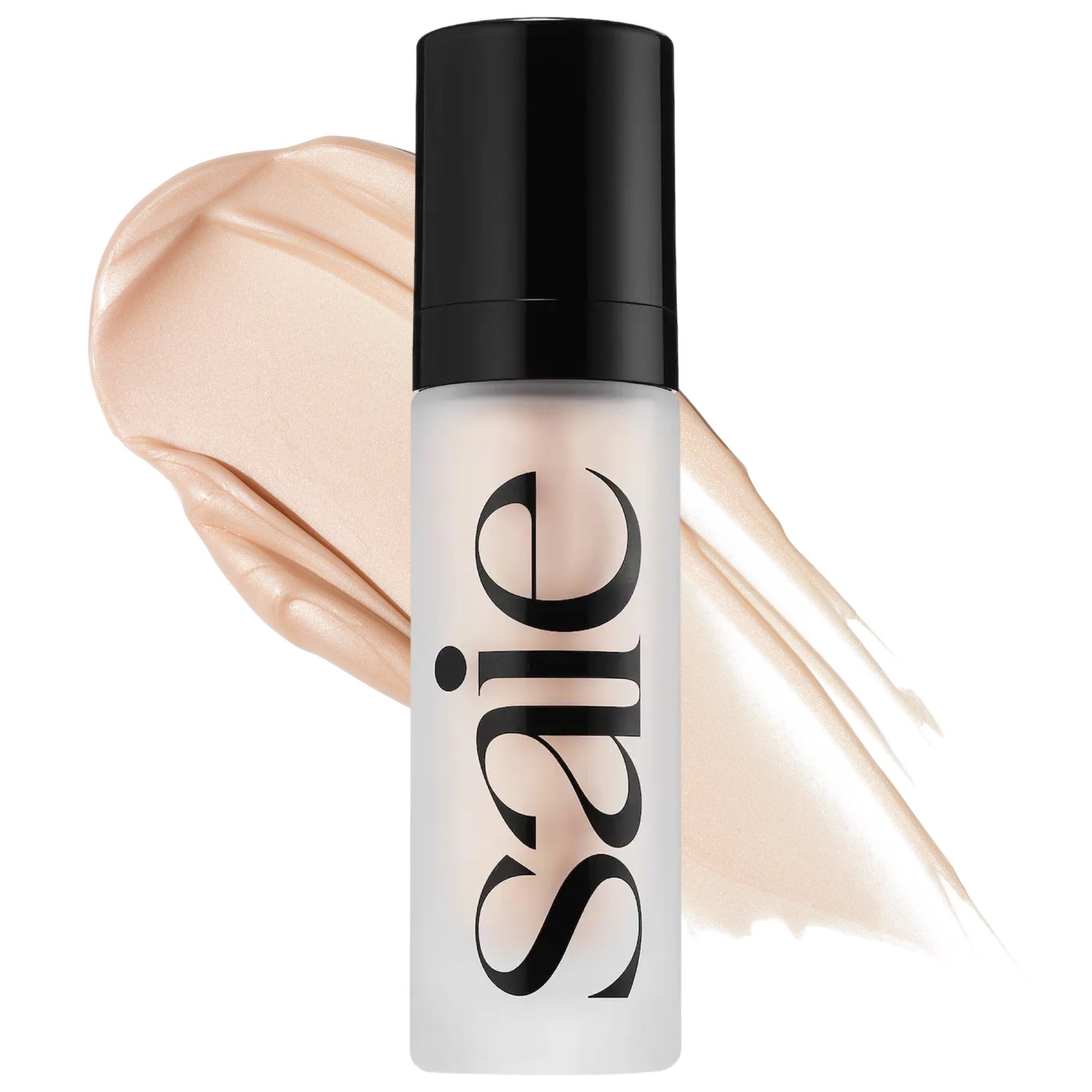 Saie Glowy Super Gel front packaging showing Starglow bottle and label benefit