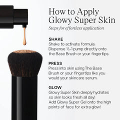 ingredients panel of Saie tint highlighting hyaluronic acid and squalane