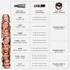 Saie slip tint paired with Glowy Super Gel to amplify radiance benefit