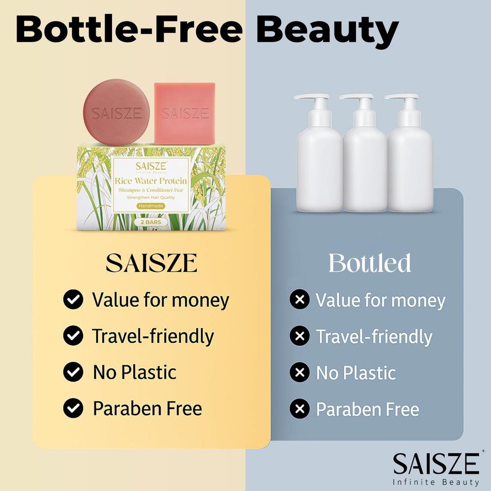 SAISZE bar in hand for scale and easy travel portability