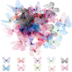 salbsever front packaging showing 60 colorful butterfly appliques for quick selection