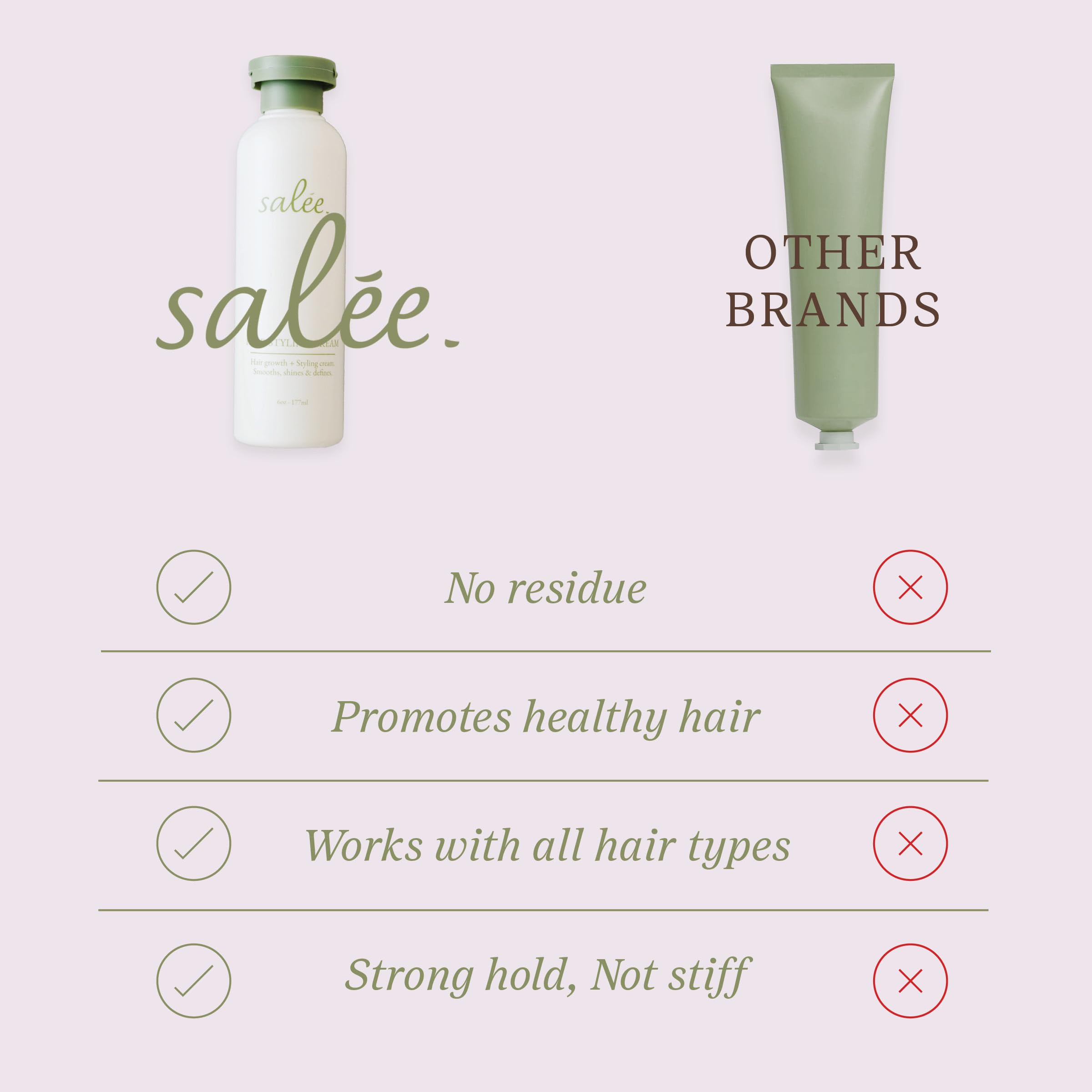 SALEE close-up of cream texture highlighting smooth glide and lightweight feel