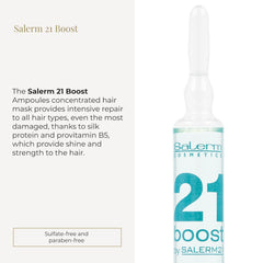 SALERM single ampoule close-up highlighting concentrated formula benefits