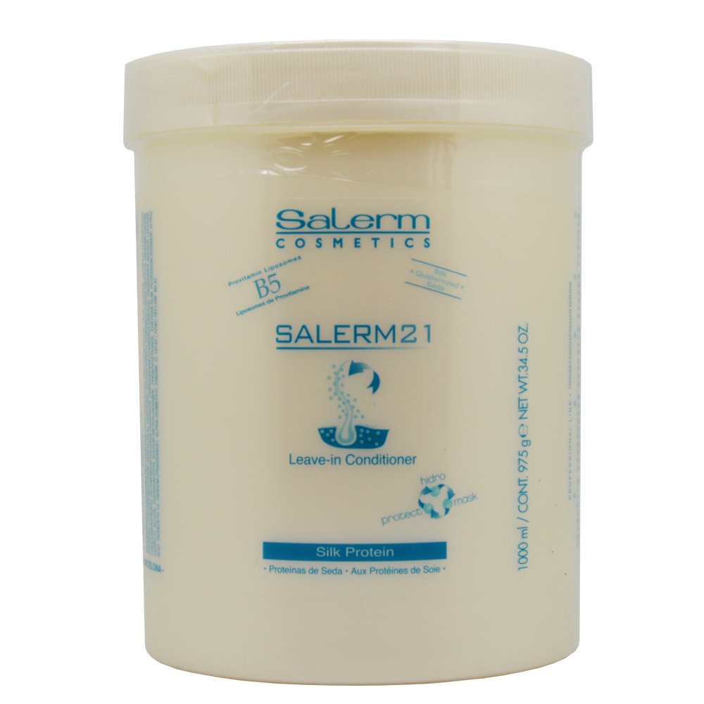SALERM Salerm 21 large tub front view showing product label and generous size for salon use