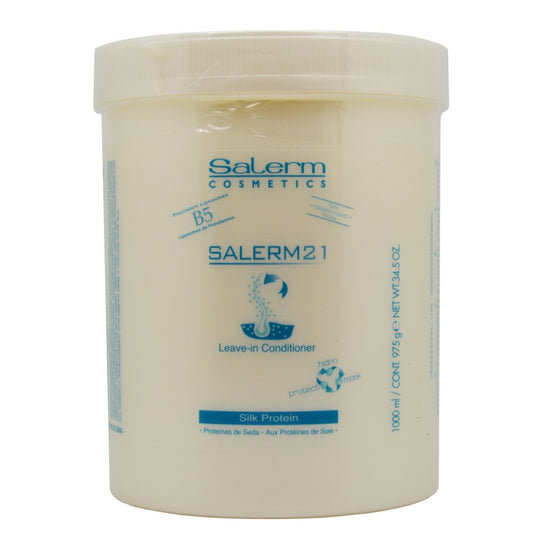 SALERM Salerm 21 large tub front view showing product label and generous size for salon use