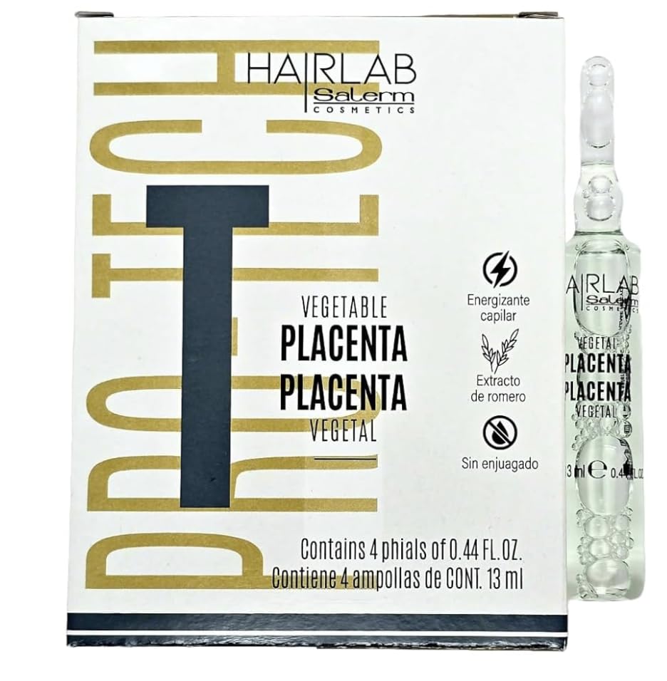 SALERM ampoule front view showing bottle and strengthened-root benefit