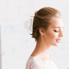 Saliyaa bride clip size comparison with ruler showing 4-inch practical size