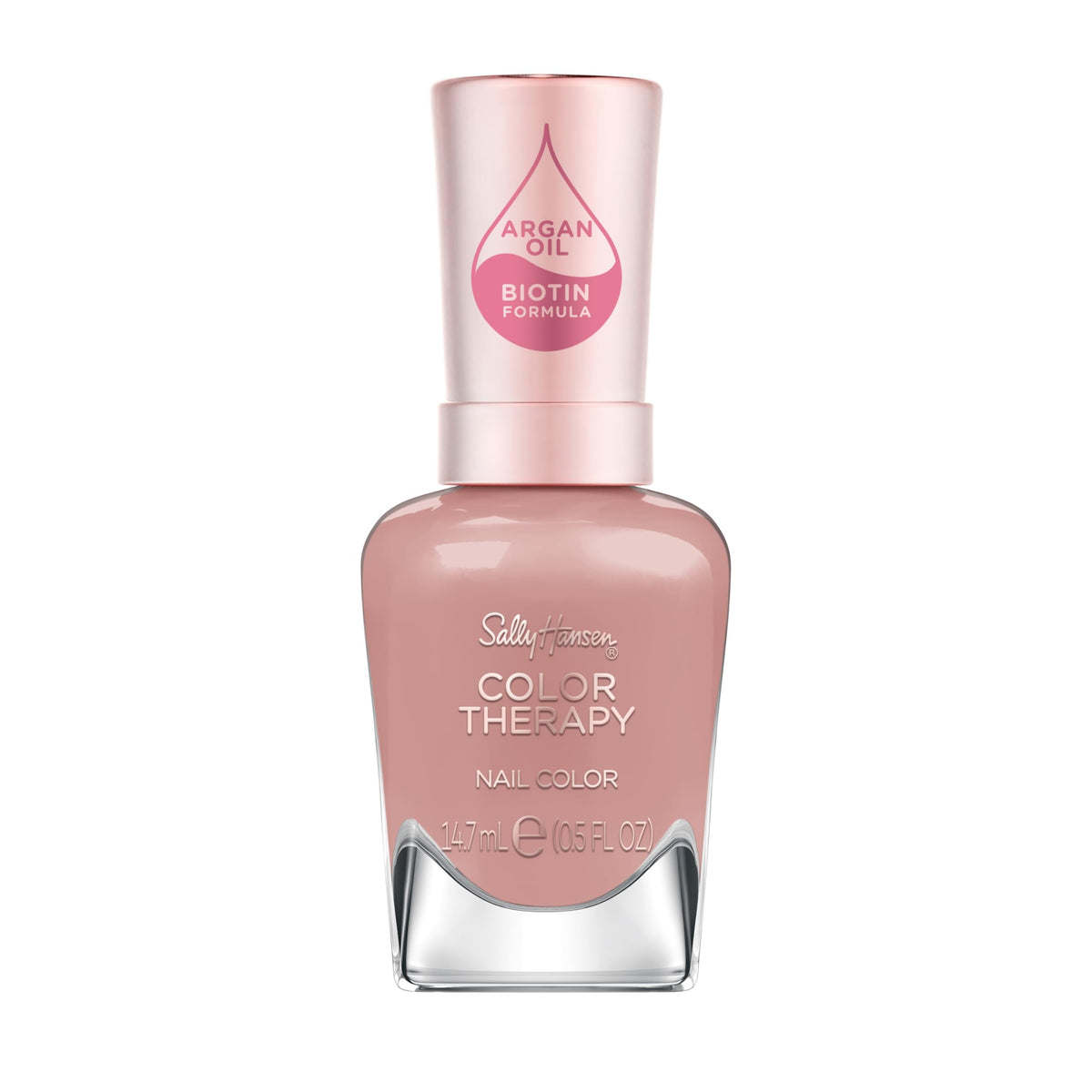 Sally Hansen front packaging showing mauve-pink shade and benefits