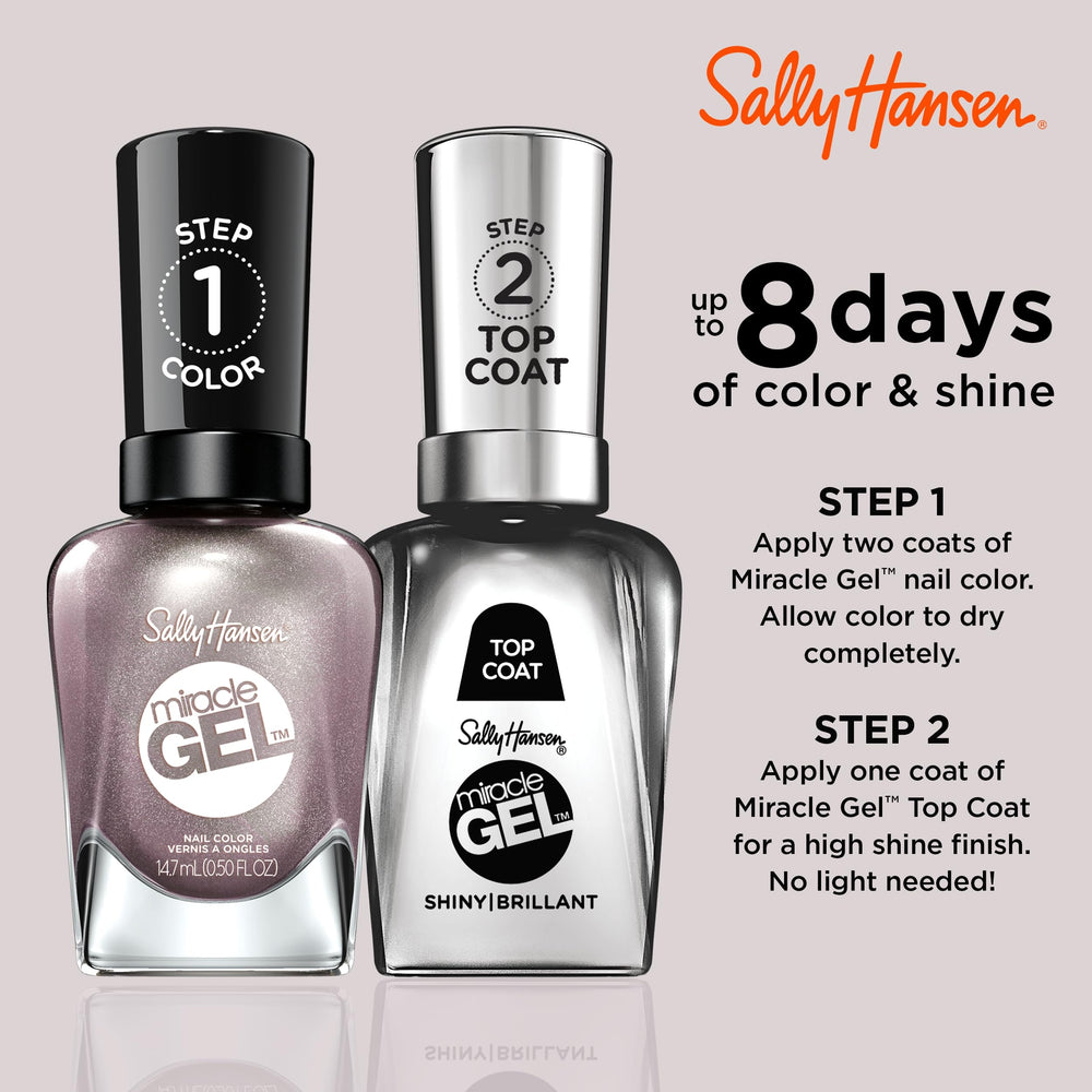 Sally Hansen brush stroke displaying smooth application and even coverage benefit