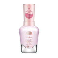 Sally Hansen bottle front view showing calming lavender shade and glossy finish