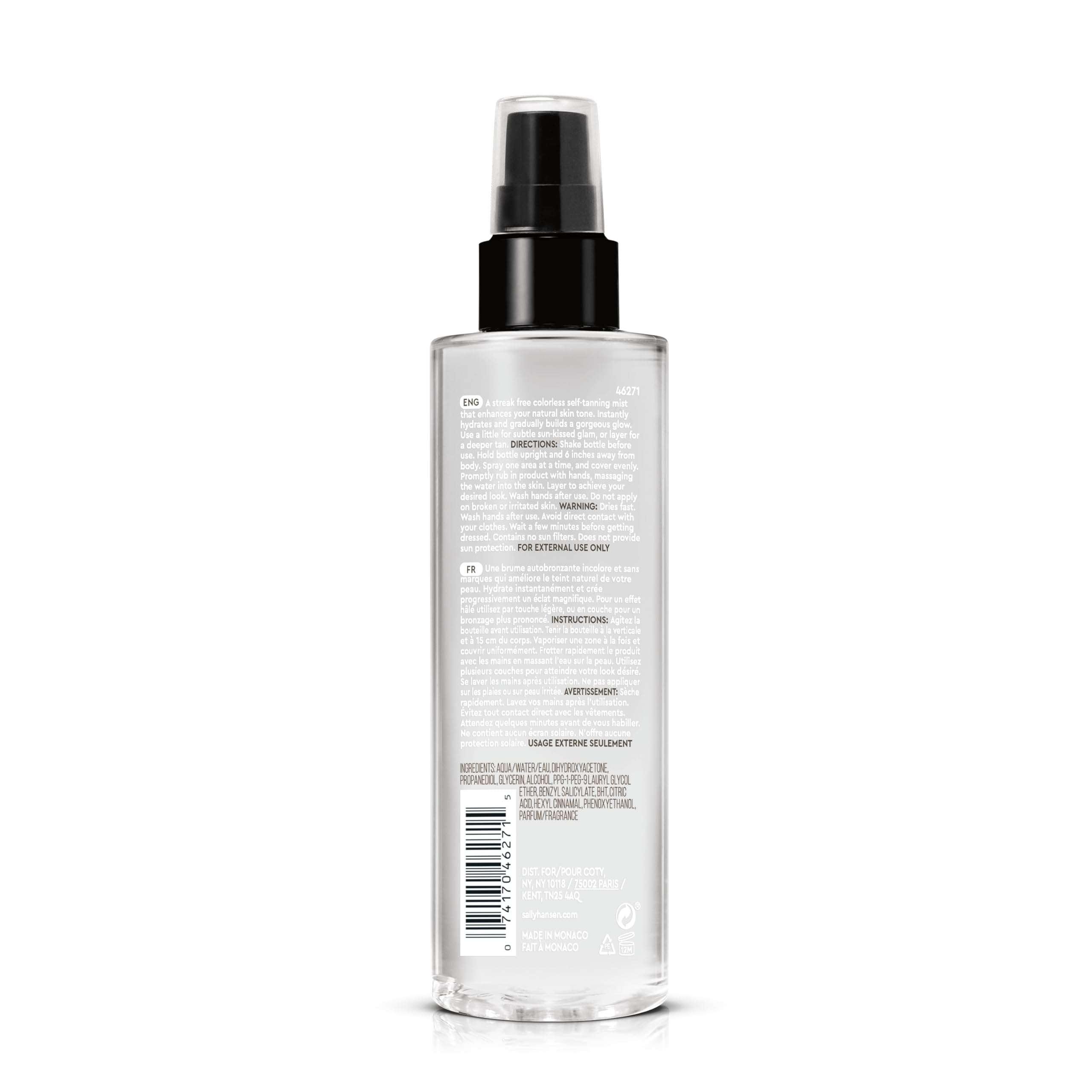Sally Hansen 360° spray nozzle detail for precise, no-drip application