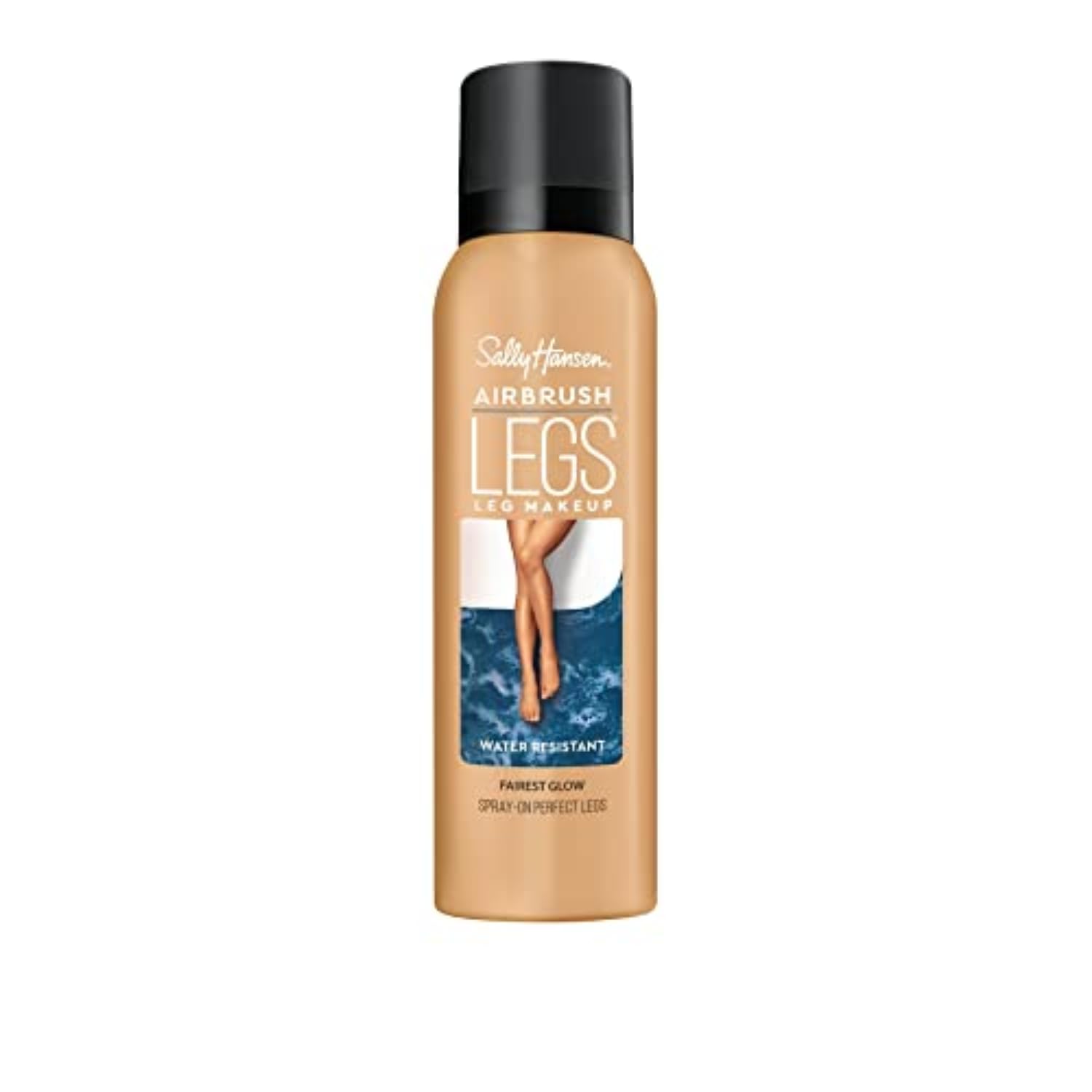 Sally Hansen Airbrush Legs bottle front view showing product benefit of flawless coverage