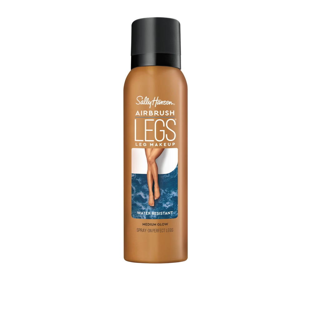 Sally Hansen airbrush legs front can showing label and product size benefits easy coverage
