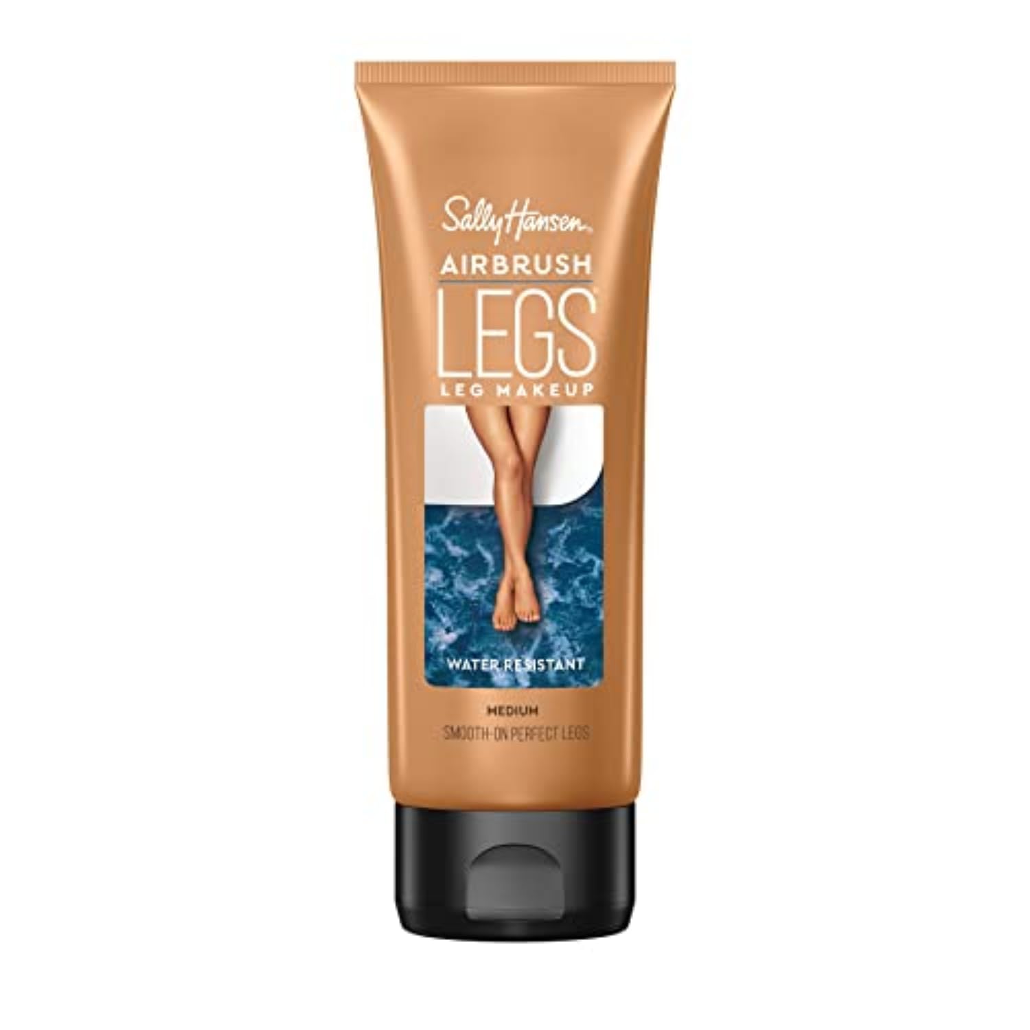Sally Hansen front packaging showing bottle and shade for fast flawless legs