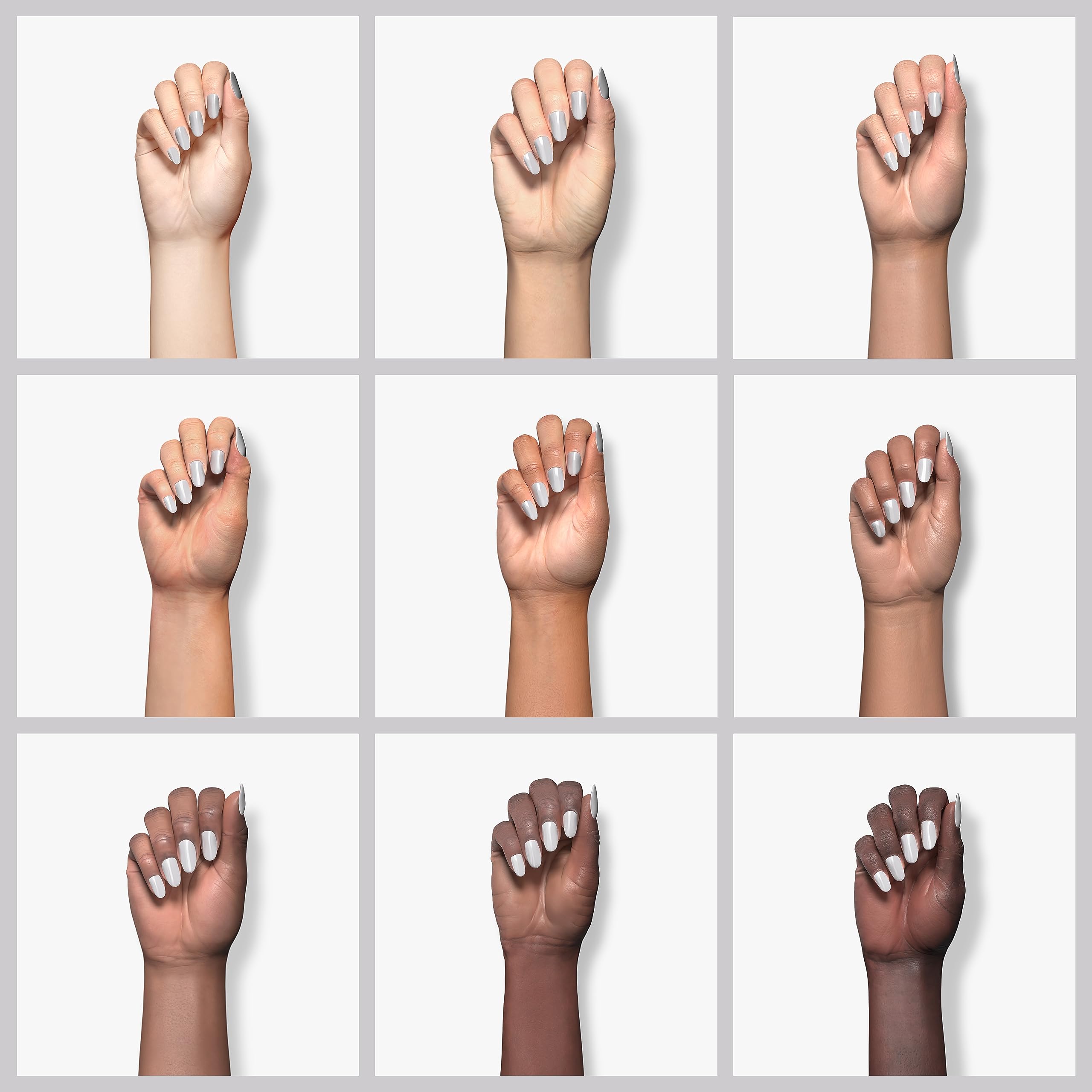 Sally Hansen being applied in hand for at-home gel-like manicure convenience