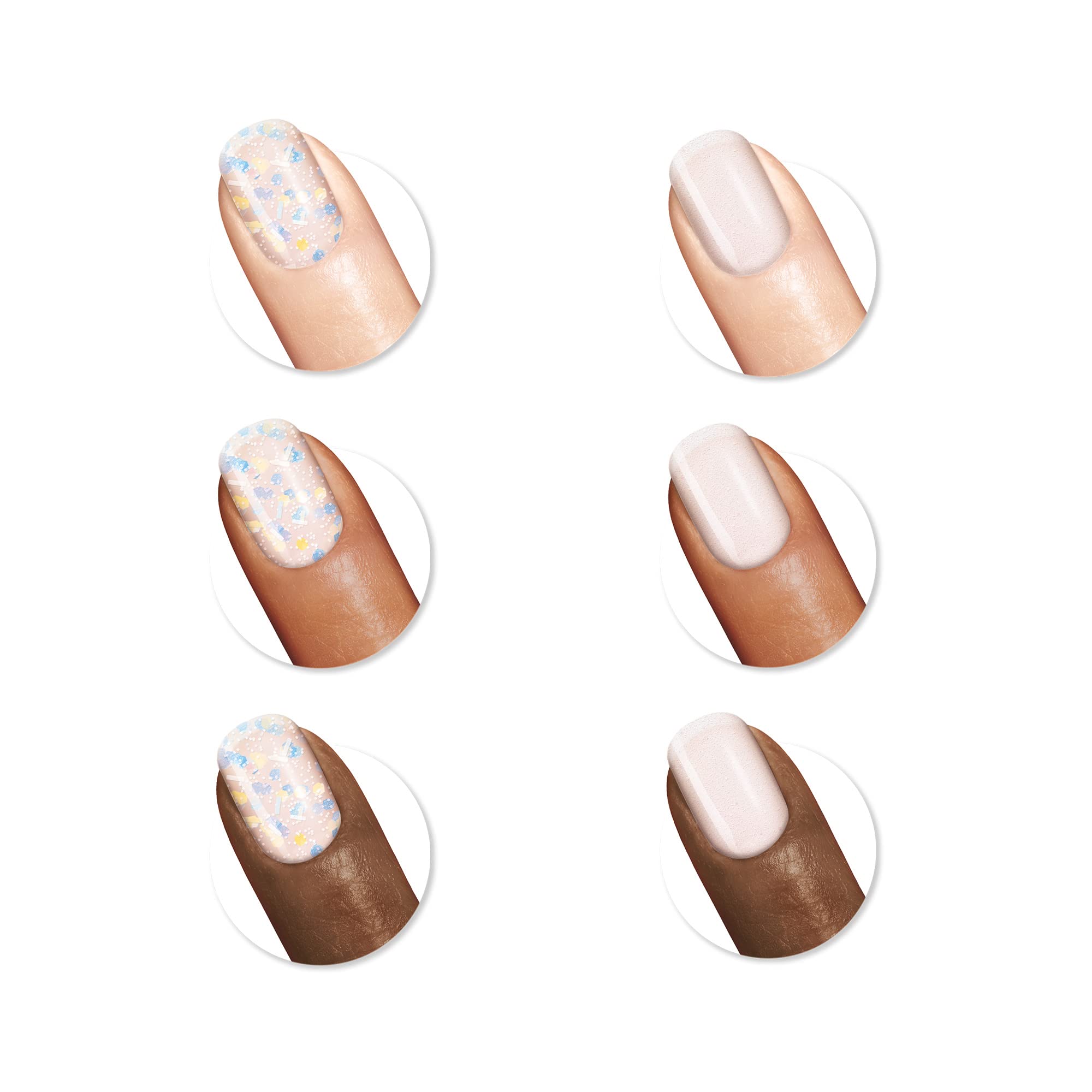 Sally Hansen swift precision brush applying polish for smooth, quick one-coat results