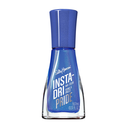 Sally Hansen Be You Blue front bottle showing label and color benefit