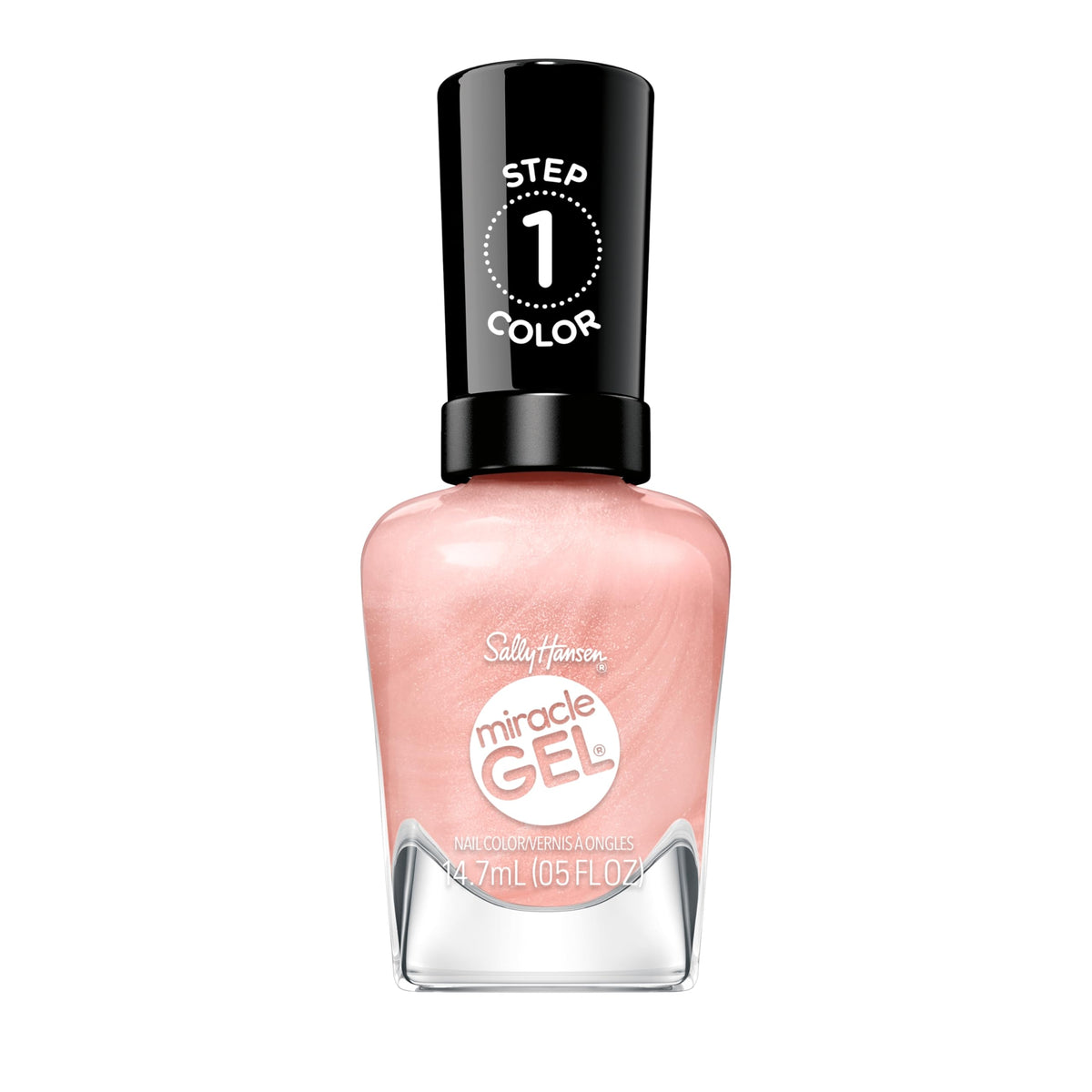 Sally Hansen bottle front showing fuchsia 315 Tough Love and salon-like finish