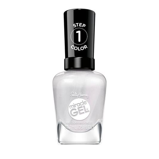 Sally Hansen bottle front view of 795 Boss Babe showing neat label and color benefit