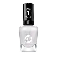 Sally Hansen bottle front view of 795 Boss Babe showing neat label and color benefit