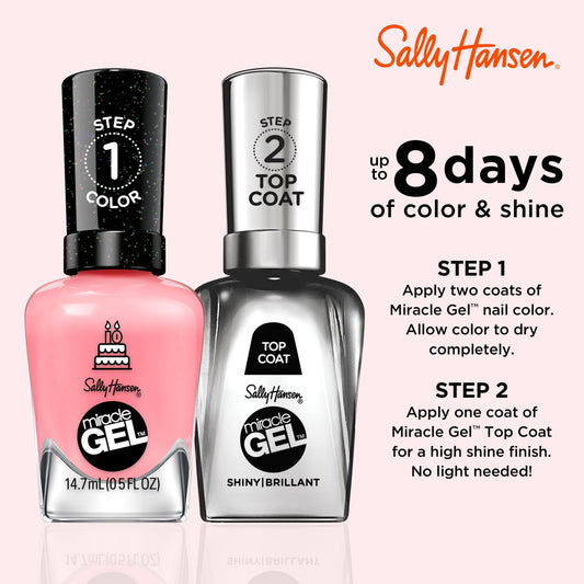 Sally Hansen brush applying smooth pigmented stroke for even coverage benefit