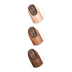 Sally Hansen brush applying LGB-Tea, precise coverage for quick-dry finish