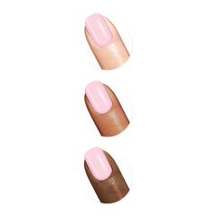 Sally Hansen brush closeup with plant-based bristles for smoother, streak-free application