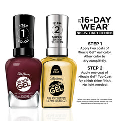 Sally Hansen brush close-up demonstrating smooth application benefit