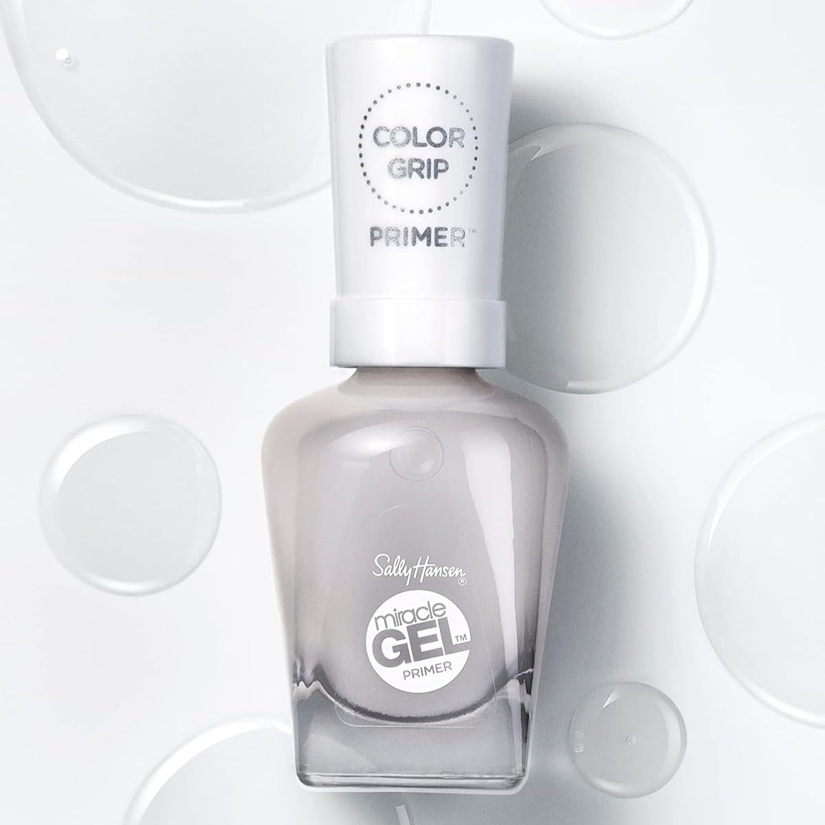 Completed manicure using Sally Hansen Color Grip for enhanced shine and wear