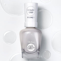 Completed manicure using Sally Hansen Color Grip for enhanced shine and wear