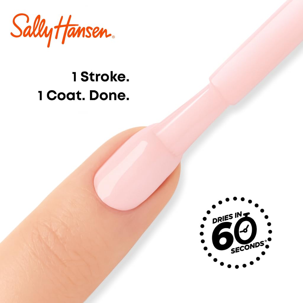 Sally Hansen Confetti Pop precision brush showing smooth application and even coverage