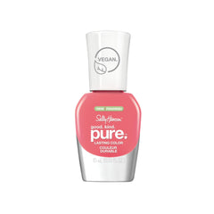 Sally Hansen Coral Calm front bottle showing coral color and clean formula benefit