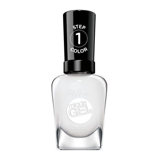 Sally Hansen Cuddle Puddle front bottle showing label and shade benefit of salon finish