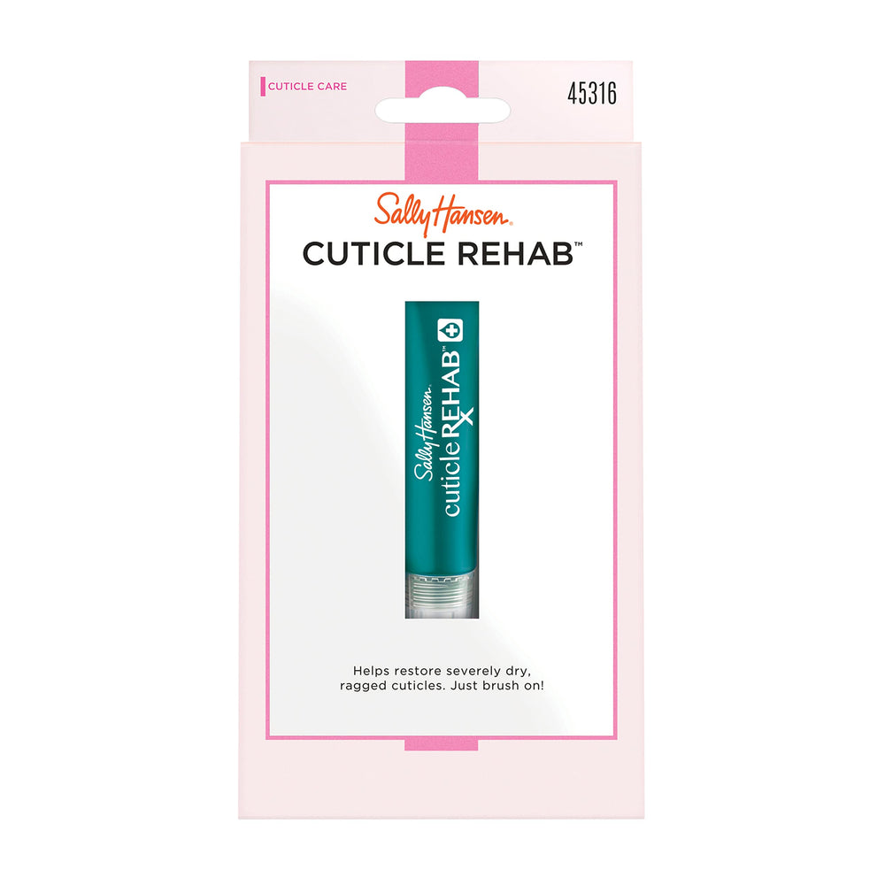 Sally Hansen Cuticle Rehab front view showing product branding and applicator for easy use