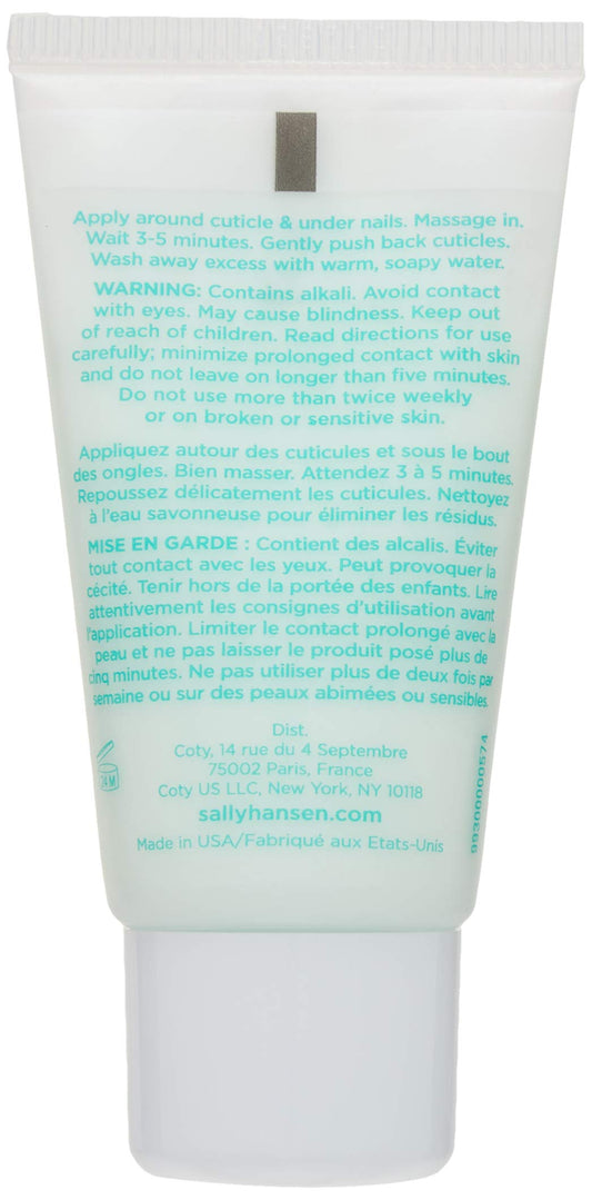 Sally Hansen gel texture close-up displaying aloe-infused smooth formula and gentle action